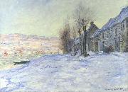 Claude Monet Lavacourt: Sunshine and Snow painting